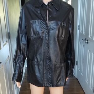 Vintage Virginia Slim Leather Jacket